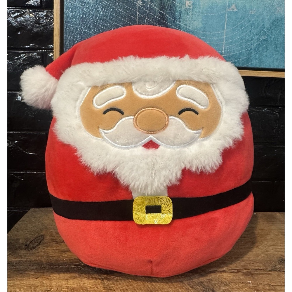 Original Squishmallows Santa Claus Plush Christmas Holiday Red White Stuffed Toy